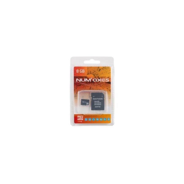 Carte micro SDHC 8 GB classe 10 avec adaptateur