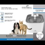 EYENIMAL Bloom Pet Fountain - fontaine à eau pour animaux de compagnie