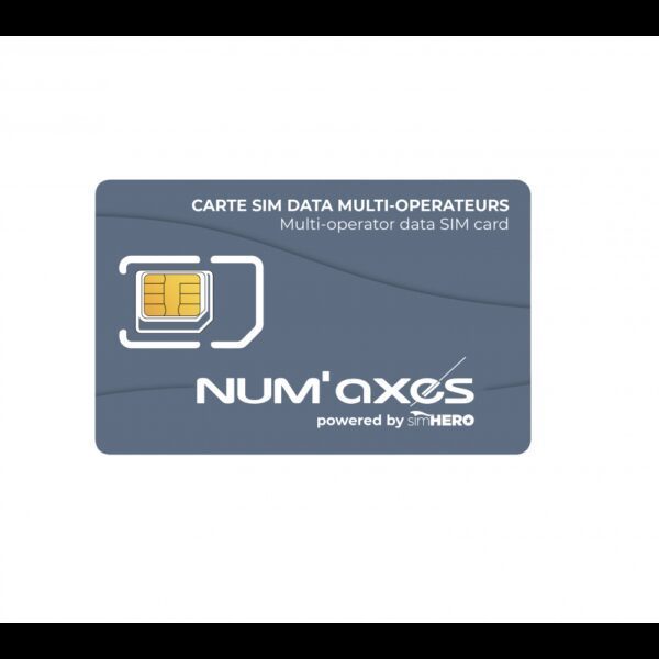 Carte SIM data multi-opérateurs NUM'AXES
