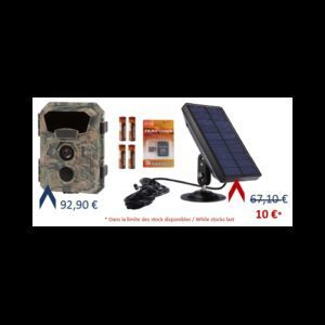 OFFRE SPECIALE - Pack tout inclus PIE1066 + panneau solaire 6V