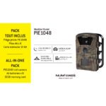 PACK TOUT INCLUS PIE1048 : piège photographique + piles + carte mémoire