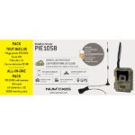 PACK TOUT INCLUS PIE1058 : piège photographique + piles + carte mémoire + carte SIM