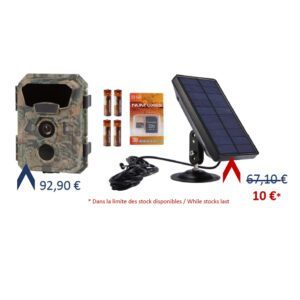 OFFRE SPECIALE - Pack tout inclus PIE1066 + panneau solaire 6V